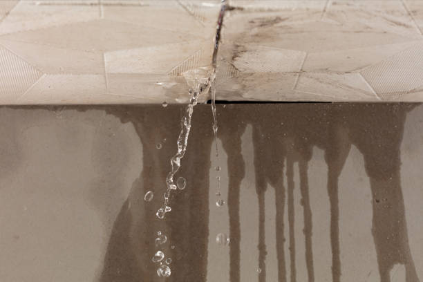 Professional Sewage Cleanup technician working in Belmont, NH